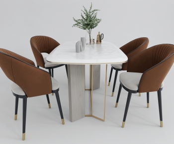 Modern Dining Table And Chairs-ID:584280976