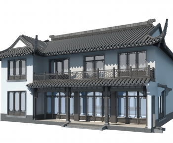 Chinese Style Villa Appearance-ID:468636993
