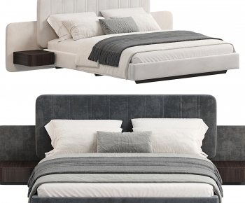 Modern Double Bed-ID:508524894