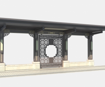 New Chinese Style Building Component-ID:575238942