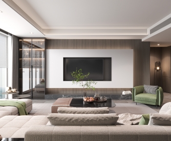 Modern A Living Room-ID:422693971