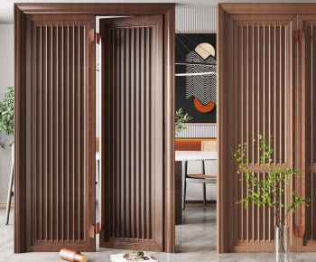 New Chinese Style Entrance Door-ID:343698021