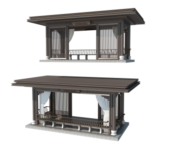 New Chinese Style Building Component-ID:141690978