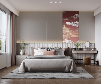 New Chinese Style Bedroom-ID:516505007