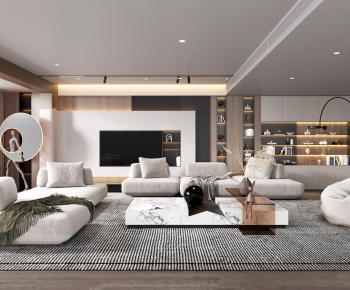 Modern A Living Room-ID:529201038