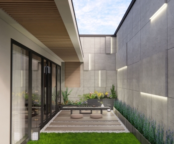 Modern New Chinese Style Courtyard/landscape-ID:850599057