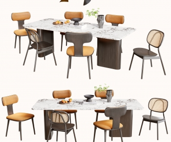 Modern Dining Table And Chairs-ID:467009079