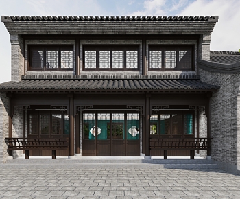 Chinese Style Ancient Architectural Buildings-ID:852186925