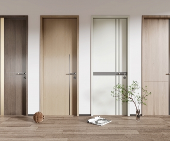 Modern Solid Wood Door-ID:202785027