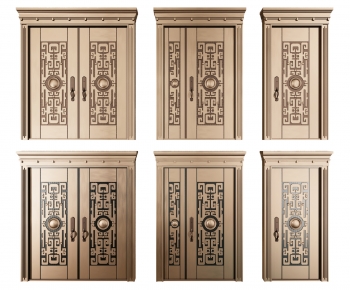 Classical Style New Chinese Style Door-ID:681668041