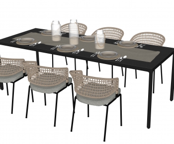 Modern Dining Table And Chairs-ID:853097922