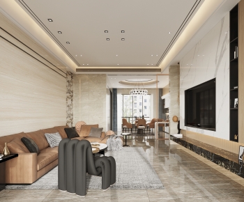 Modern A Living Room-ID:402170904