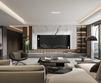 Modern A Living Room-ID:136821038