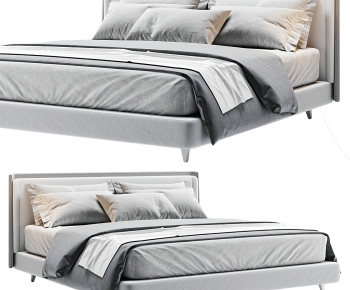 Modern Double Bed-ID:163609989