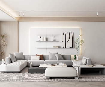 Modern A Living Room-ID:404598956