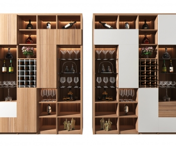 Nordic Style Wine Cabinet-ID:767989288