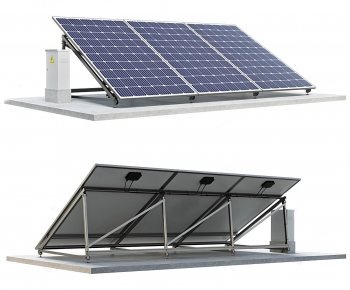 现代太阳能发电板-ID:454991106