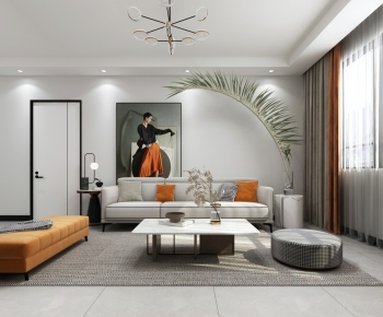 Modern A Living Room-ID:422815089