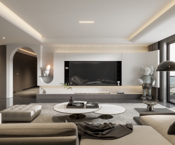 Modern A Living Room-ID:428340425