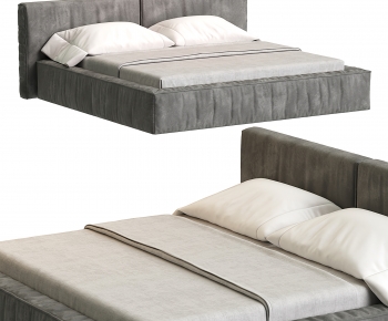 Modern Double Bed-ID:388400082