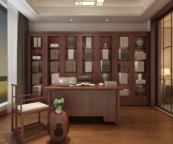 New Chinese Style Study Space-ID:931820988