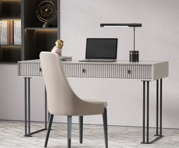 Modern Computer Desk And Chair-ID:342510949
