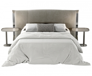 Modern Double Bed-ID:143919091