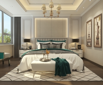 American Style Bedroom-ID:742220917