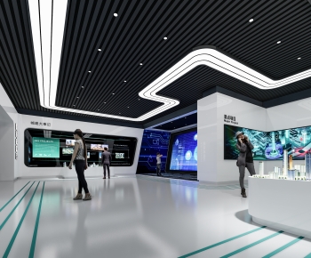 Modern Exhibition Hall-ID:362920813