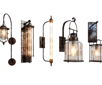 Industrial Style Wall Lamp-ID:790354979