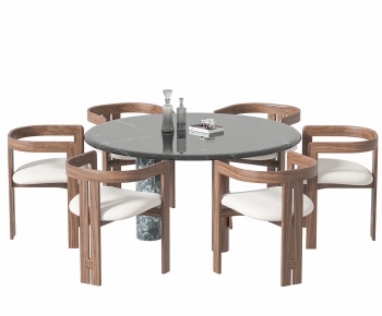 Modern Dining Table And Chairs-ID:754883057