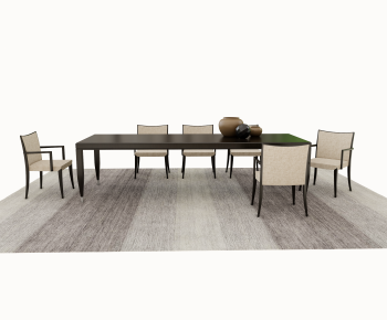Modern Dining Table And Chairs-ID:476907014
