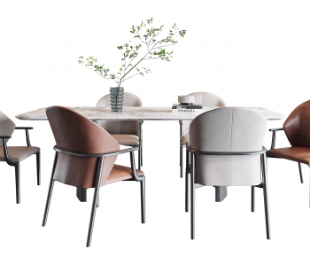 Modern Dining Table And Chairs-ID:376641996