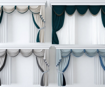 Simple European Style The Curtain-ID:555604936