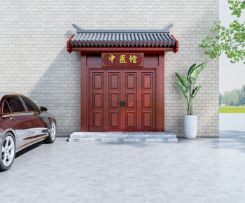 Chinese Style Facade Element-ID:579267027