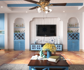 Mediterranean Style A Living Room-ID:839960102