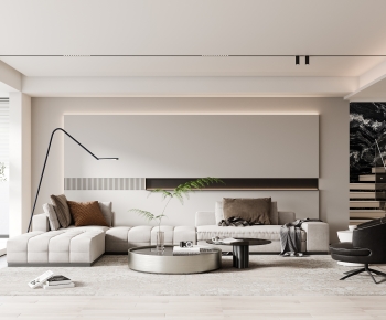 Modern A Living Room-ID:654372936