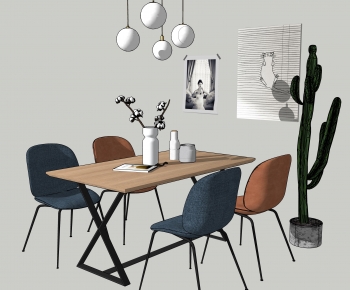 Modern Dining Table And Chairs-ID:948410084