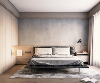 Modern Wabi-sabi Style Bedroom-ID:244287974