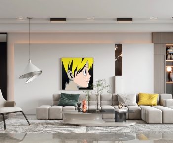 Modern A Living Room-ID:867841966