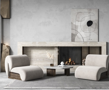 Modern Wabi-sabi Style Lounge Chair-ID:687113058