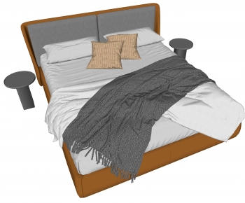 Modern Double Bed-ID:300774103