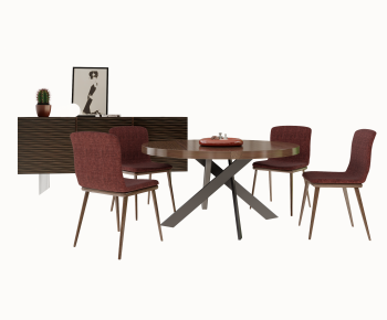 Modern Dining Table And Chairs-ID:937693122