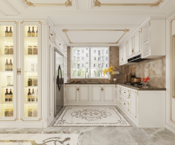 French Style Open Kitchen-ID:782429935