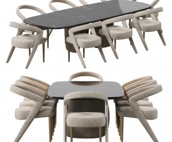 Modern Dining Table And Chairs-ID:955183981