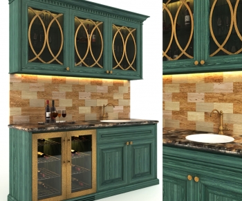 American Style Kitchen Cabinet-ID:807465083