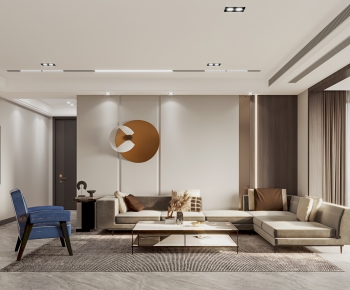 Modern A Living Room-ID:846752887