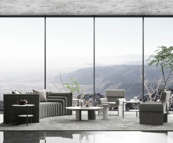 Modern A Living Room-ID:805060957