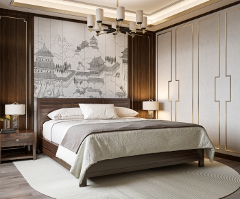 New Chinese Style Bedroom-ID:158689984