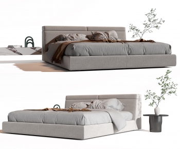 Modern Double Bed-ID:633822921